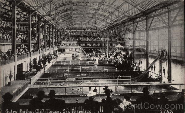 Sutro Baths. Cliff House San Francisco California