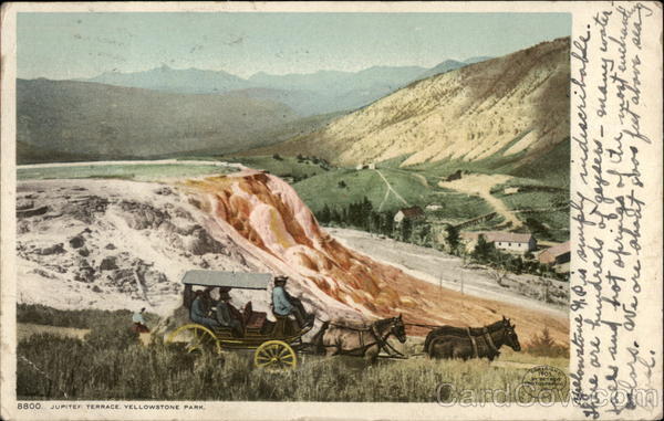 Jupiter Terrace Yellowstone National Park Wyoming