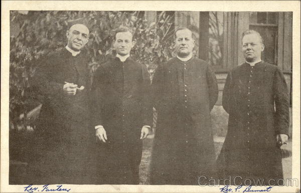 French-Canadian Priests Walter F. Fontaine Woonsocket Rhode Island