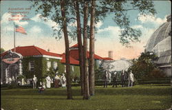 Aquarium and Conservatory, Belle Isle Postcard