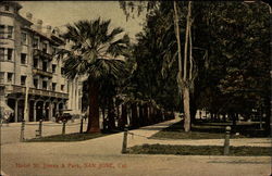 Hotel St. James & Park San Jose, CA Postcard Postcard