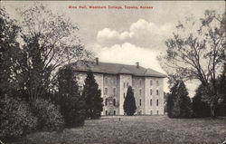 Rice Hall, Washburn College Postcard