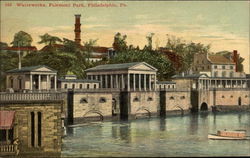 Waterworks, Fairmont Park Postcard