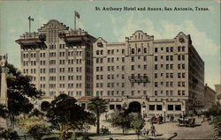 St. Anthony Hotel and Annex San Antonio, TX Postcard Postcard
