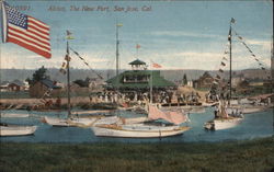 Alviso, The New Port Postcard