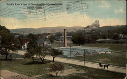 Bird's Eye View of Southerland Greenhouse Postcard