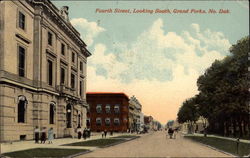 Fourth Street, Looking South Postcard