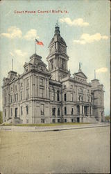Court House Council Bluffs, IA Postcard Postcard