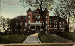 St. Joseph's Hospital Sioux City, IA Postcard Postcard