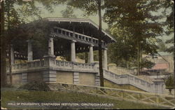Hall of Philosophy, Chautauqua Institution Chautauqua Lake, NY Postcard Postcard
