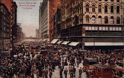 Noon Hour on State Street Postcard