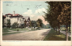 Residence Street Postcard