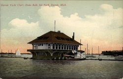 Detroit Yacht Club's Home, Belle isle Park Postcard