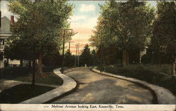 Melrose Avenue looking East Postcard