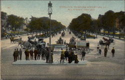 Entrance to Grand Boulevard at 15th Street Postcard