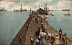 Steamboat Wharf Postcard
