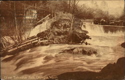 Upper Tumwater Falls Olympia, WA Postcard Postcard