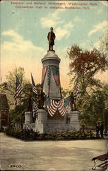 Soldiers' and Sailors' Monument, Washington Park Postcard