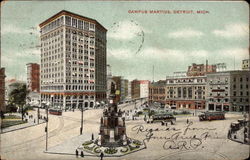 Campus Martius Detroit, MI Postcard Postcard