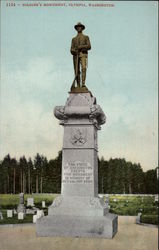 Soldier's Monument Olympia, WA Postcard Postcard