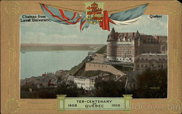 Chateau from Laval University Quebec City PQ Canada