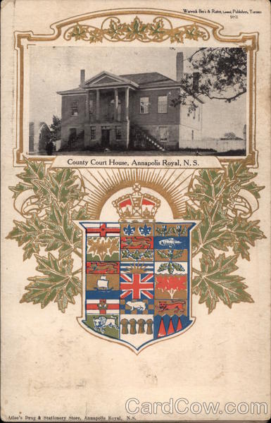 County Court House Annapolis Royal NS Canada Nova Scotia