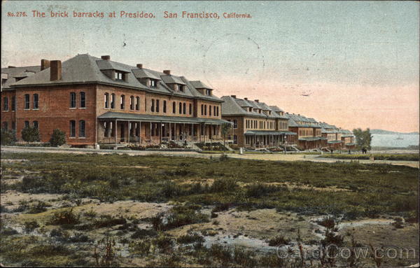 The Brick Barracks at Presidio San Francisco California