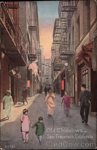 Old Chinatown San Francisco California