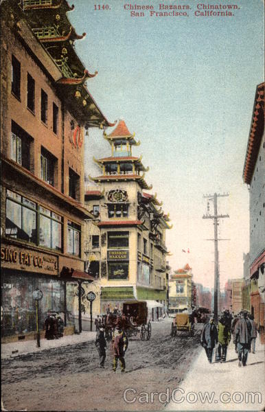 Chinese Bazaara. Chinatown San Francisco California