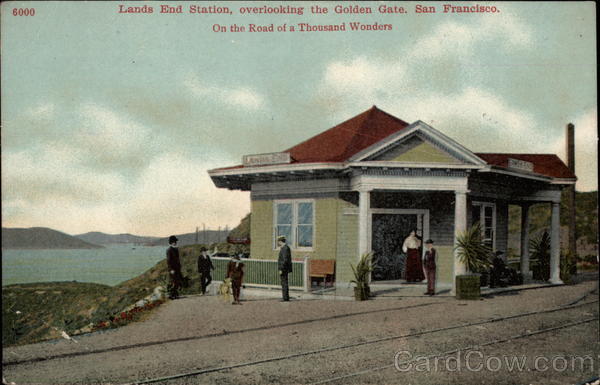 Lands End Station overlooking the Golden Gate San Francisco California
