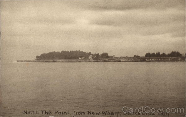 The Point, from New Wharf Santa Cruz California