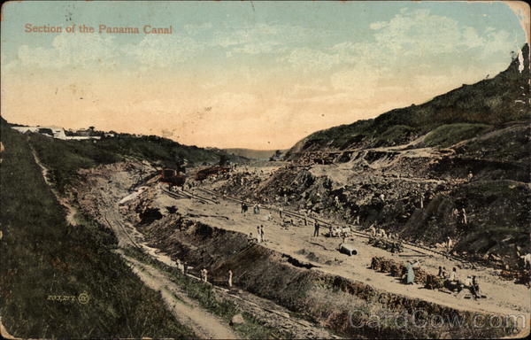 Section of the Panama Canal