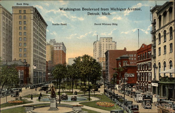 Washington Boulevard from Michigan Avenue Detroit