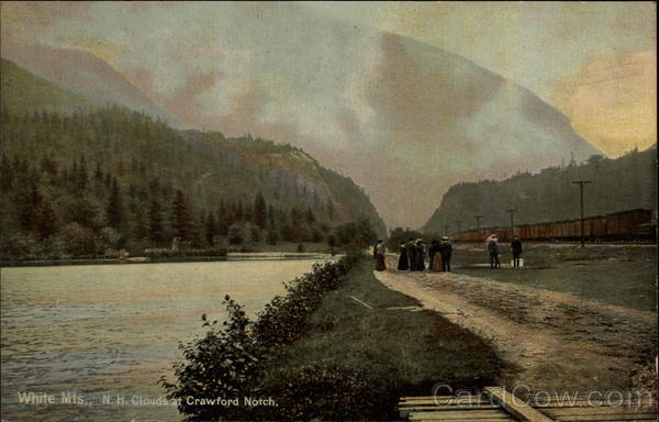 Clouds at Crawford Notch White Mountains New Hampshire