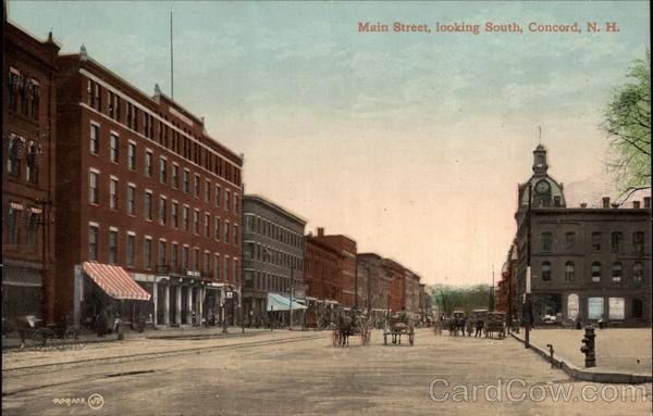 Main Street, Looking South Concord New Hampshire
