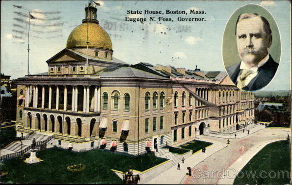 State House with Eugene N. Foss, Governor Boston Massachusetts