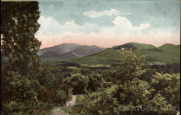 Mt. Lafayette from Sugar Hill New Hampshire