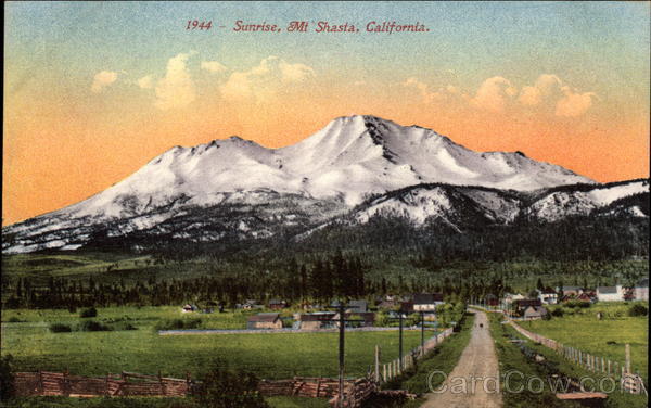 Sunrise Mount Shasta California