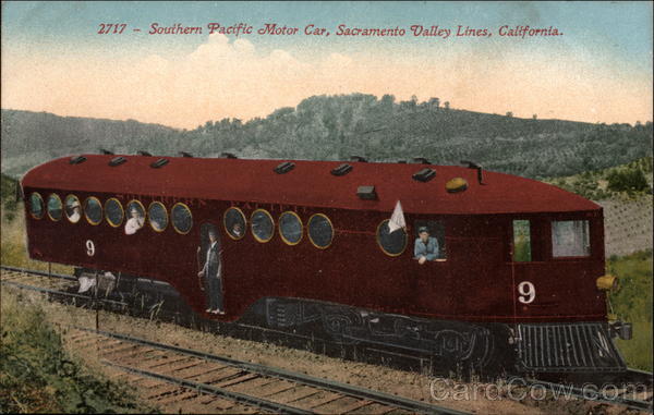 Southern Pacific Motor Car, Sacramento Valley Lines
