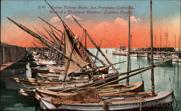 Italian Fishing Boats San Francisco California