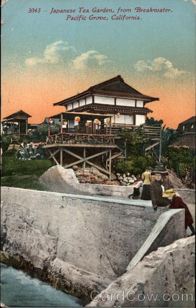 Japanese Tea Garden, From Breakwater Pacific Grove California
