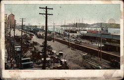 Montreal Harbour Postcard