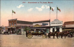 Excursionists Tia Juana, Mexico Postcard Postcard