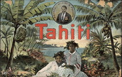 Native Tahitians - Prince Hinoi A Pomare South Pacific Postcard Postcard