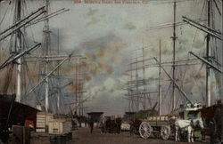 Shipping Scene Postcard