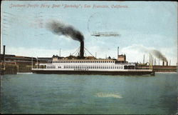 Southern Pacific Ferry Boat "Berkeley" Postcard
