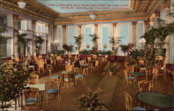 Hotel St. Francis - Colonial Ball Room, Arranged for Card Party Postcard