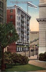 Hotel Stewart from Union Square Postcard