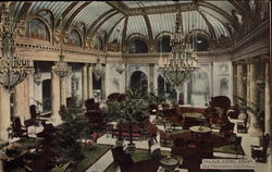 Palace Hotel Court Postcard