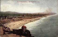 Cliff House Beach San Francisco, CA Postcard Postcard